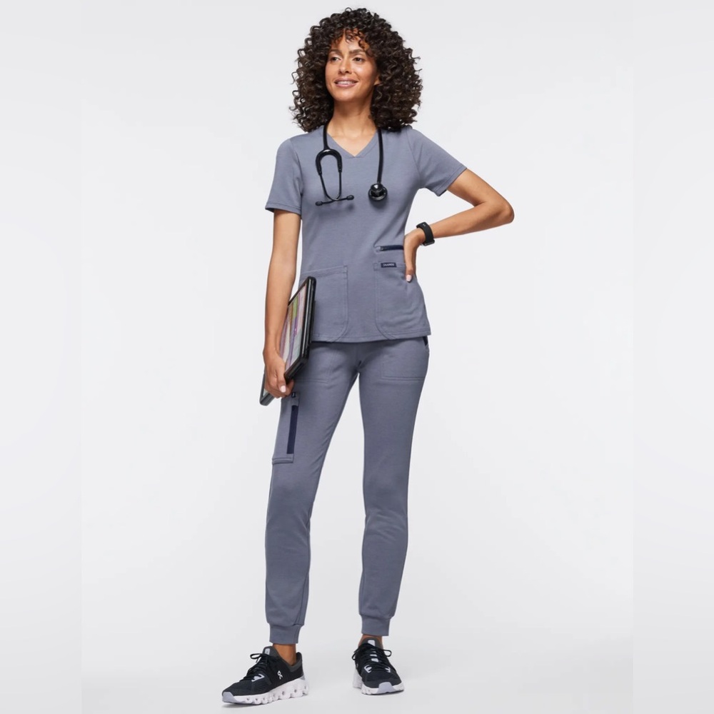 Jaanuu Scrub Set Heather Navy XS